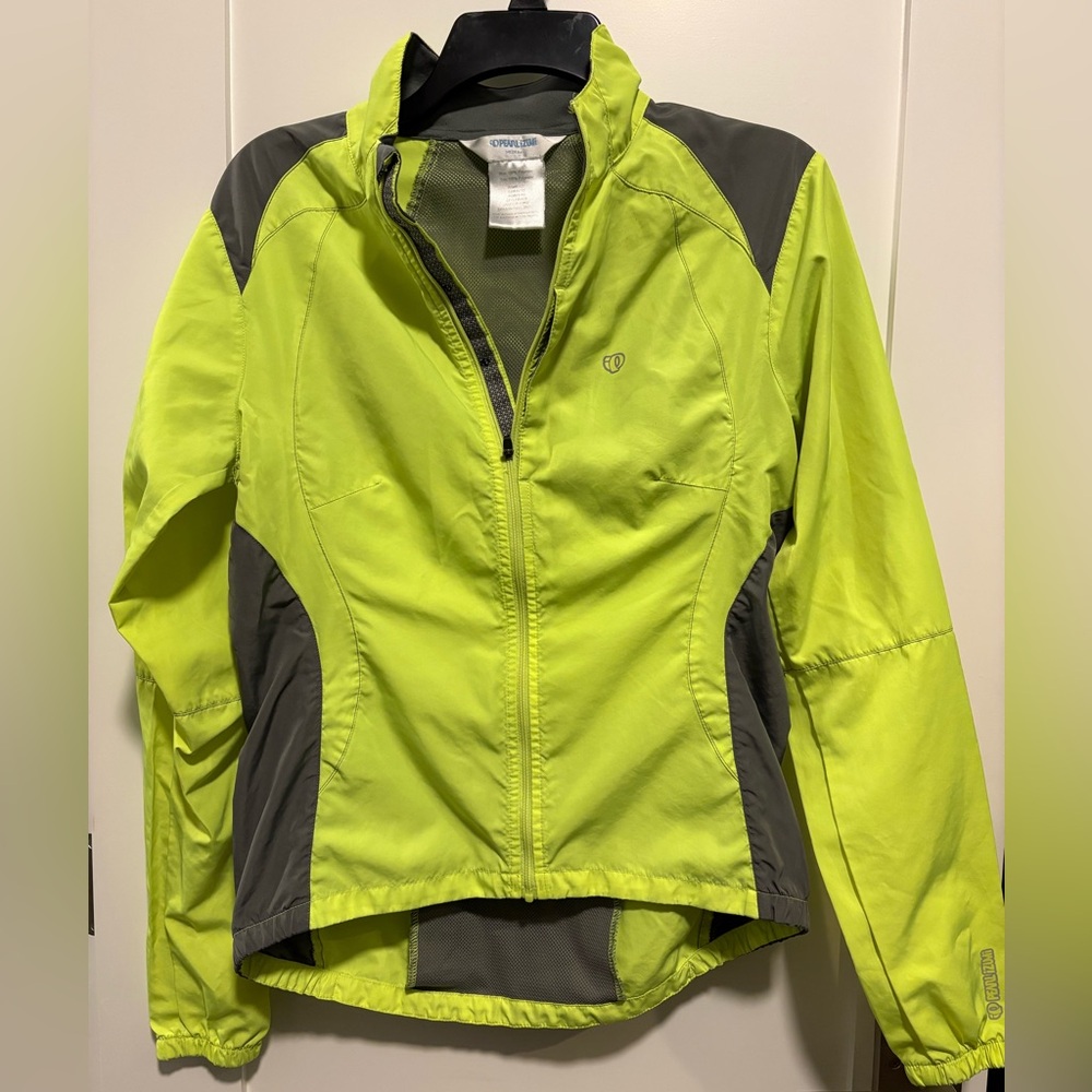 Pearl Izumi Cycling Jacket Neon Yellow Size Medium